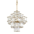 Cubic 6 Light Pendant - Calypso Gold