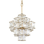 Cubic 6 Light Pendant - Calypso Gold
