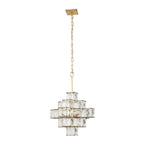 Cubic 6 Light Pendant - Calypso Gold