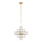 Cubic 6 Light Pendant - Calypso Gold
