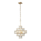 Cubic 6 Light Pendant - Calypso Gold
