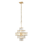 Cubic 6 Light Pendant - Calypso Gold