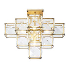 Cubic 5 Light Ceiling Fixture - Calypso Gold