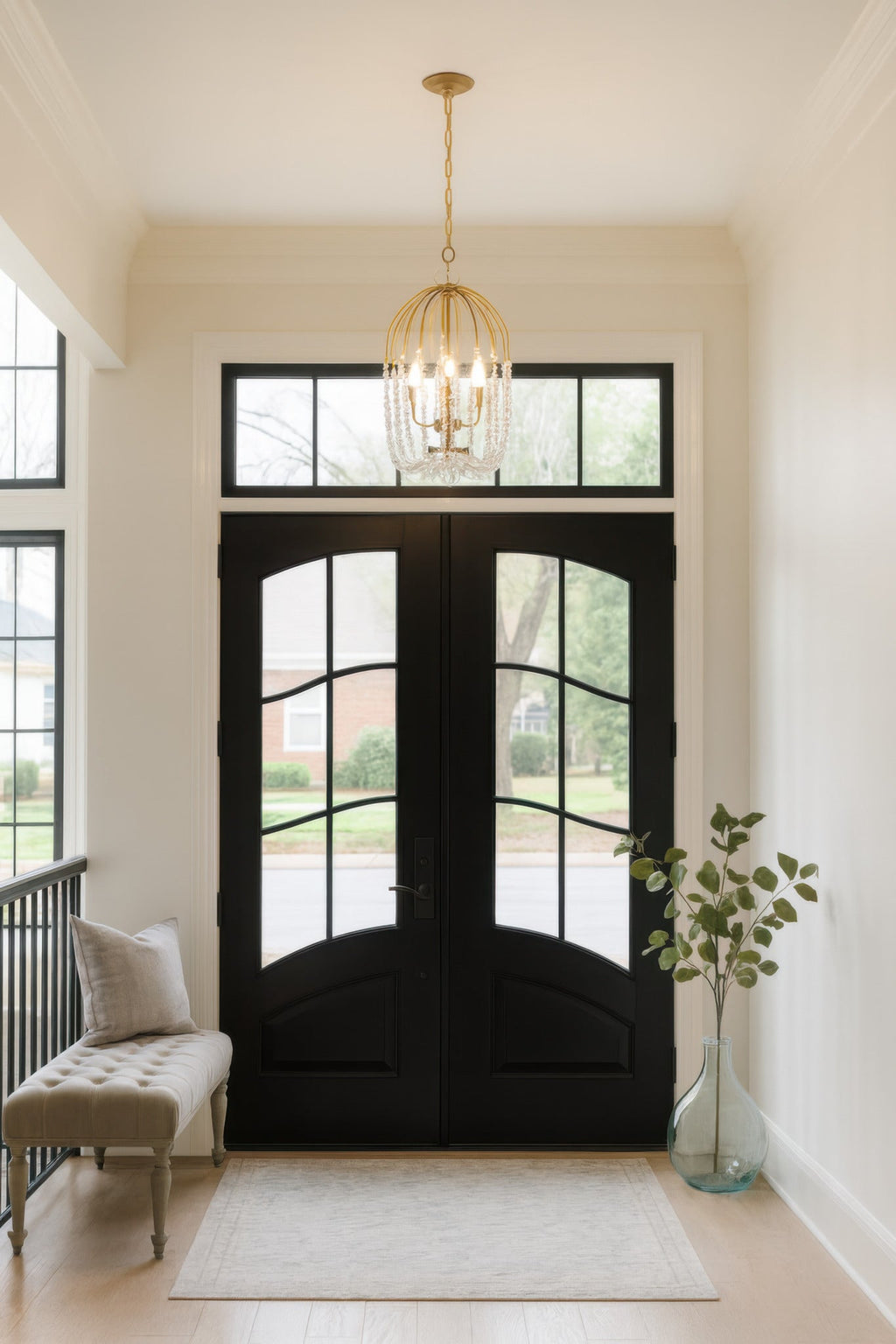 Voliere 6 Light Crystal Pendant - Havana Gold