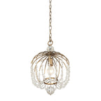 Voliere 1 Light Crystal Pendant - Havana Gold