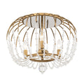 Voliere 3 Light Semi-Flush - Havana Gold