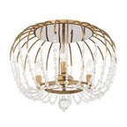 Voliere 3 Light Semi-Flush - Havana Gold