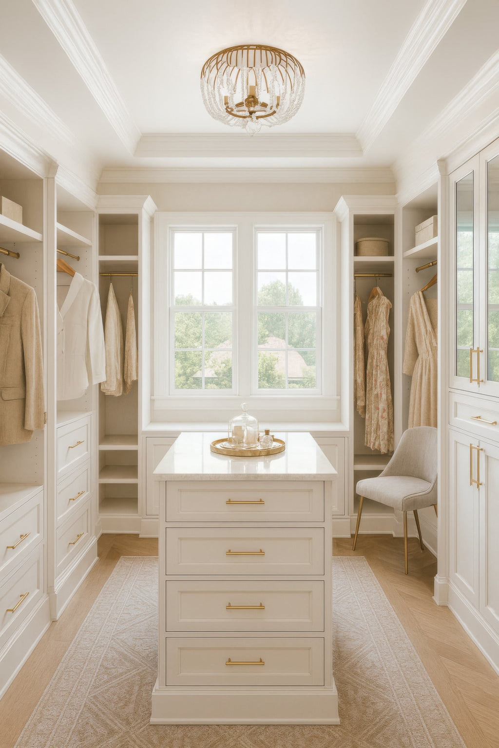 Voliere 3 Light Semi-Flush - Havana Gold