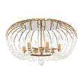 Voliere 6 Light Semi-Flush - Havana Gold