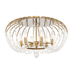 Voliere 6 Light Semi-Flush - Havana Gold