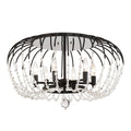 Voliere 6 Light Semi-Flush - Matte Black