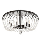 Voliere 6 Light Semi-Flush - Matte Black