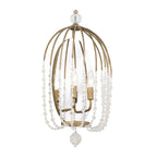 Voliere 2 Light Sconce - Havana Gold