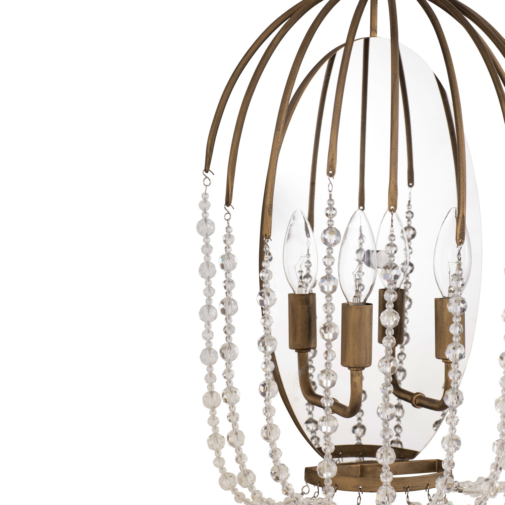 Voliere 2 Light Sconce - Havana Gold