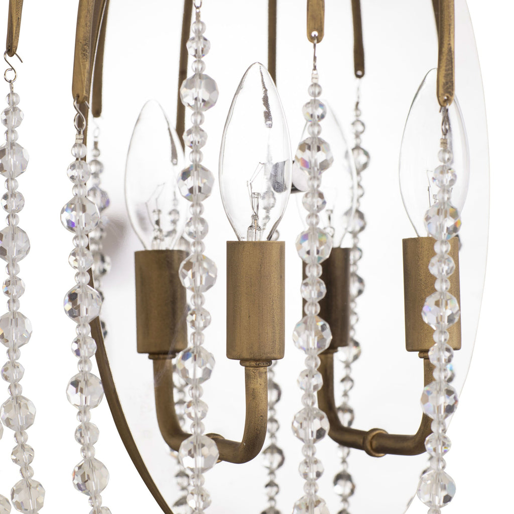 Voliere 2 Light Sconce - Havana Gold