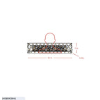Windsor 4 Light Crystal Bath - Carbon/Havana Gold