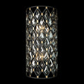 Windsor 2 Light Crystal Sconce/Bath - Carbon/Havana Gold
