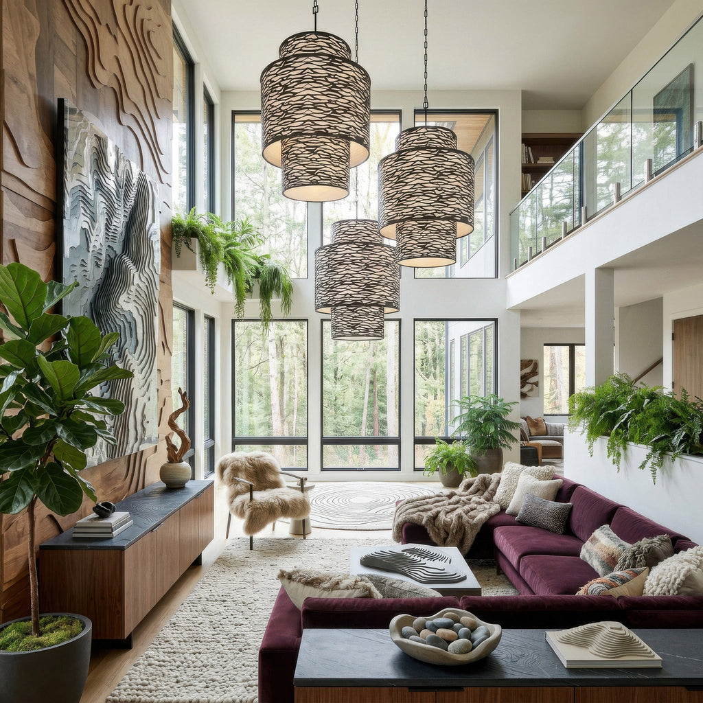 Kato 16 Light 3-Tier Foyer - Carbon
