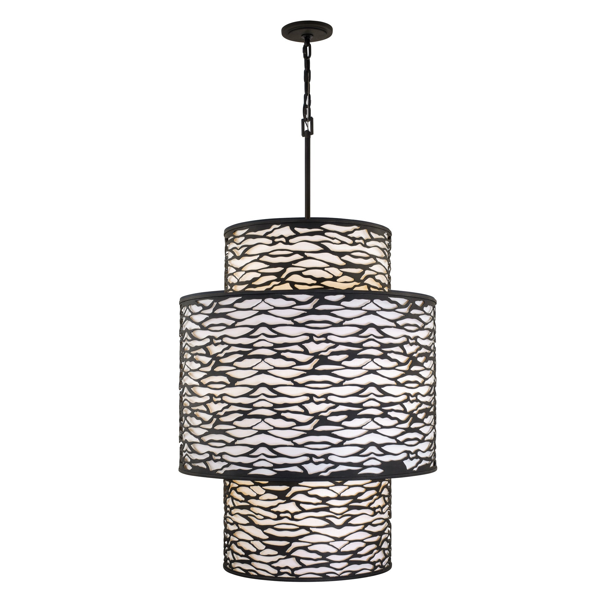 Kato 16 Light 3-Tier Foyer - Carbon