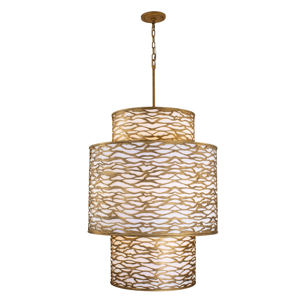 Kato 16 Light 3-Tier Foyer - Havana Gold