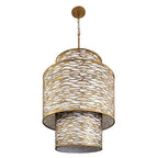 Kato 16 Light 3-Tier Foyer - Havana Gold
