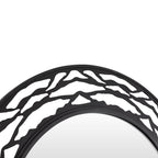Kato 33-in Round Mirror - Carbon