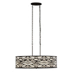 Kato 6 Light Oval Pendant - Carbon Black