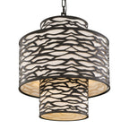 Kato 4 Light 3-Tier Pendant - Carbon Black