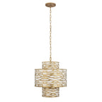Kato 4 Light 3-Tier Pendant - Havana Gold