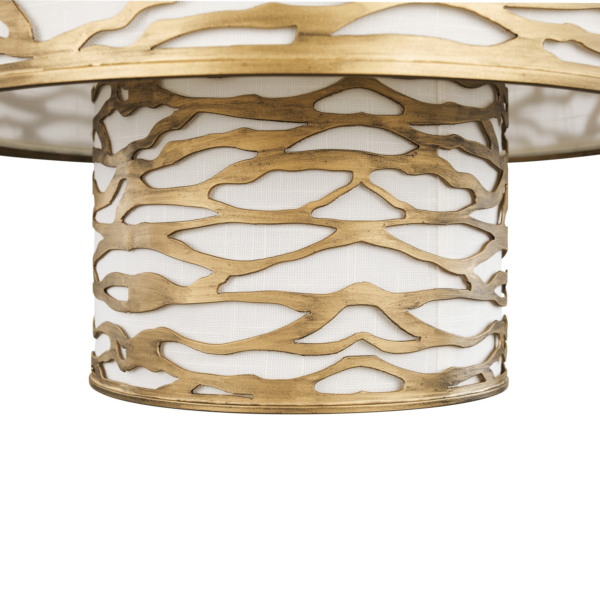 Kato 4 Light 3-Tier Pendant - Havana Gold