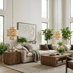Kato 4 Light 3-Tier Pendant - Havana Gold