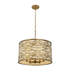 Kato 5 Light Pendant - Havana Gold