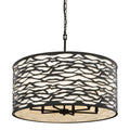 Kato 6 Light Pendant - Carbon Black