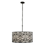 Kato 6 Light Pendant - Carbon Black