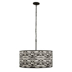 Kato 6 Light Pendant - Carbon Black