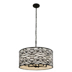 Kato 6 Light Pendant - Carbon Black