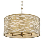 Kato 6 Light Pendant - Havana Gold