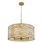Kato 6 Light Pendant - Havana Gold
