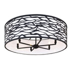 Kato 6 Light Convertible Semi-Flush/Pendant - Carbon