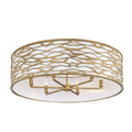 Kato 6 Light Convertible Semi-Flush/Pendant - Havana Gold