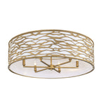 Kato 6 Light Convertible Semi-Flush/Pendant - Havana Gold