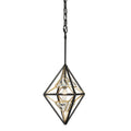 Marcia 1 Light Mini Pendant - Matte Black/French Gold