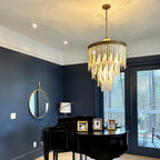 Lafayette 7 Light Chandelier - Havana Gold
