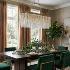 Lafayette 6 Light Linear Pendant - Havana Gold