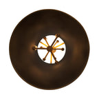 Coco 9 Light Foyer - Matte Black/French Gold