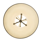 Coco 9 Light Foyer - Matte White/French Gold