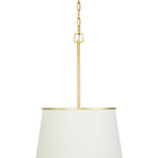 Coco 9 Light Foyer - Matte White/French Gold