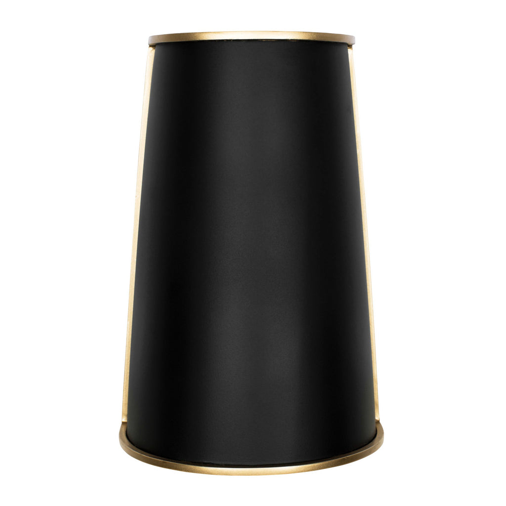 Coco 2 Light Sconce - Matte Black/French Gold