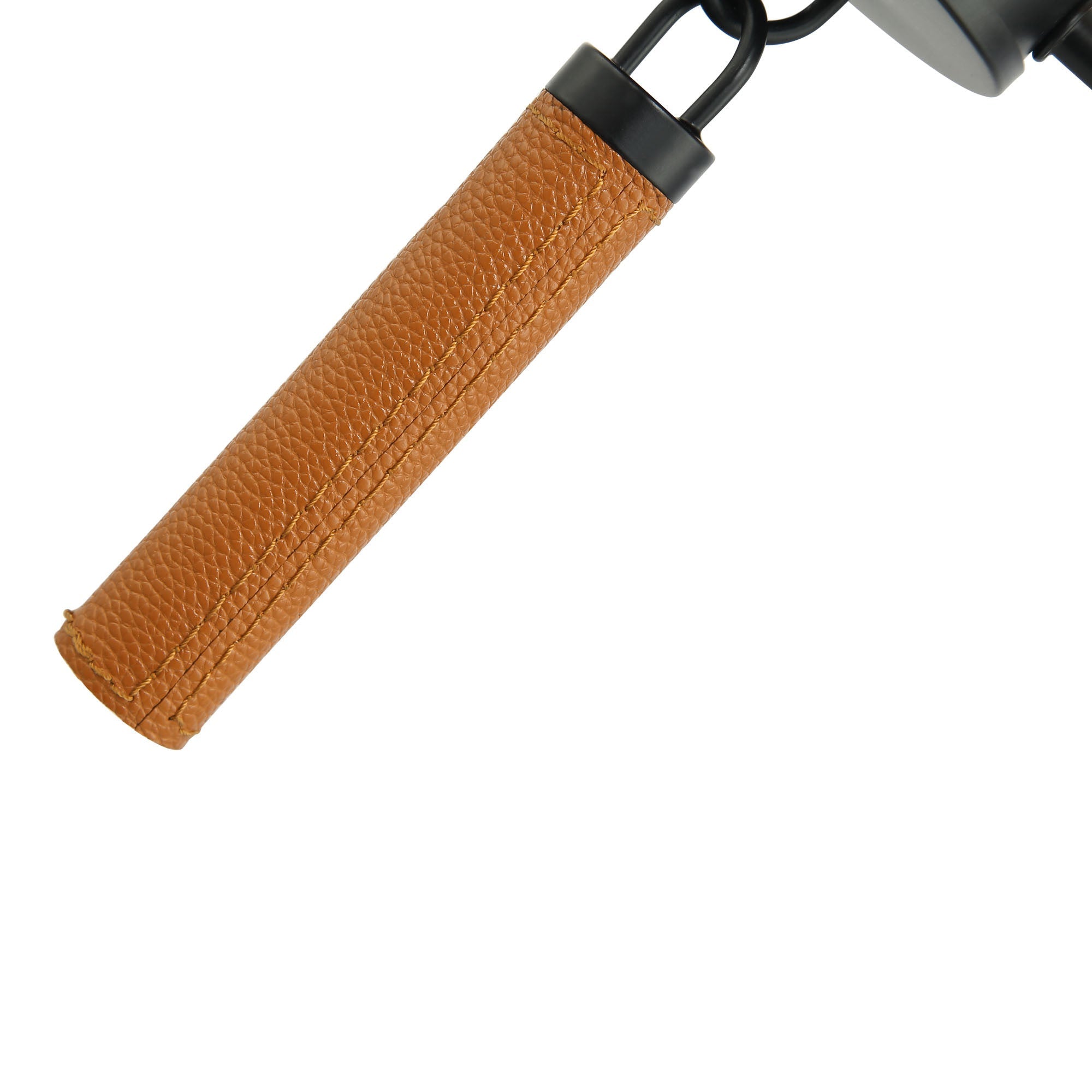 Secret Agent 3 Light Pendant - Black/Camel Leather