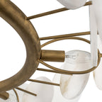 Cosmos 6 Light Chandelier - Havana Gold